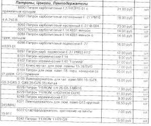 Патроны,цоколи,ламподержатели Патроны,цоколи,ламподержатели