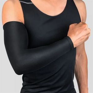 Компрессионный бандаж-нарукавник на локтевой сустав для баскетбола – эластичный спортивный налокотник