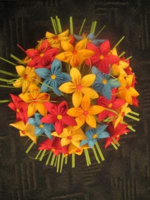 Букет цветов из бумаги Букет цветов из бумаги