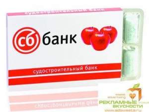 Фирменные мятные драже и жевательная резинка с логотипом Фирменные мятные драже и жевательная резинка с логотипом