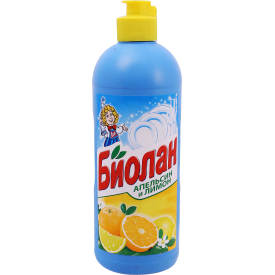 Биолан Апельсин и Лимон ср-во д/посуды 500мл.