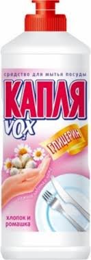 Капля Супер Хлопок и Ромашка ср-во д/м/посуды 500мл.