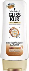 Глисс Кур 200мл бальзам Блестящий каштан