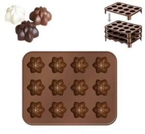 Формочки для шоколада DELICIA SILICONE, звезды