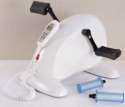 Простой педальный тренажер с электродвигателем