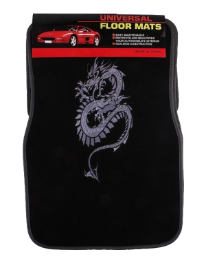 Набор ковриков для авто прорезиненный, 4 шт