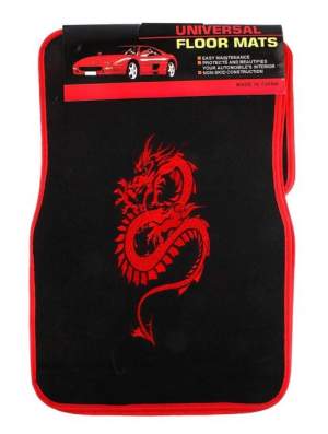 Набор ковриков для авто прорезиненный, 4 шт