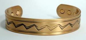 Магнитный медный браслет Ева