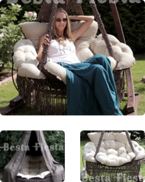 Подвесное кресло качели ARENAL + деревянный каркас Подвесное кресло качели ARENAL + деревянный каркас