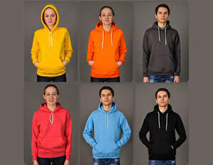 Толстовки хлопковые 320гр., печать