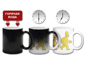 Кружки хамелеон, печать