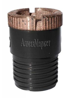 Алмазная буровая коронка 01А3, 01А4 - 46 мм. Алмазная буровая коронка 01А3, 01А4 - 46 мм.