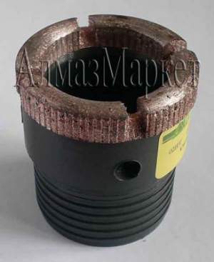 Алмазная буровая коронка 01А3 - 59 мм. Алмазная буровая коронка 01А3 - 59 мм.