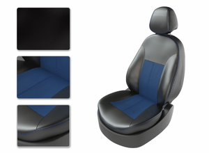 Чехлы CarFashion для сидений TOYOTA RAV 4 06-12г черный/синий/синий 34138655 Чехлы CarFashion для сидений TOYOTA RAV 4 06-12г черный/синий/синий 34138655