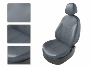Чехлы CarFashion для сидений VW JETTA 6 Trendline 11-14 серый/серый/серый 35118444 Чехлы CarFashion для сидений VW JETTA 6 Trendline 11-14 серый/серый/серый 35118444