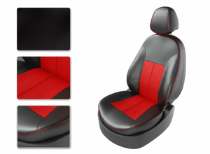 Чехлы CarFashion для сидений VW POLO SD разд черный/красный/красный 35218633 Чехлы CarFashion для сидений VW POLO SD разд черный/красный/красный 35218633