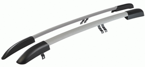 Рейлинги «APS» продольные алюминиевые для RENAULT LOGAN 2004-2014 серебристые