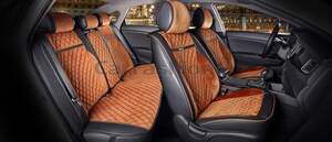 Комплект Накидок «BARCELONA PLUS» черный/св.коричневый/22381