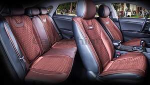 Комплект накидок «TORINO PLUS» кофе/кофе/кофе 22215