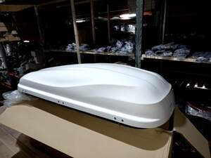 Бокс AMOS TRAVELPACK 500л 210х77х32см белый глянцевый, одностороннее открывание Бокс AMOS TRAVELPACK 500л 210х77х32см белый глянцевый, одностороннее открывание