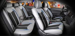 Комплект накидок «URBAN PLUS» черный/серый/синий 22369 Комплект накидок «URBAN PLUS» черный/серый/синий 22369