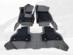 Коврики 5D из экокожи для для BMW 5 SERIES F10/F11/F07 2010-2013 черный/бежевый 70020