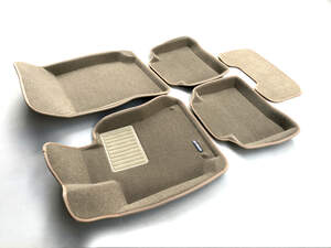 Коврики в салон текстильные Euromat 3D Business MERCEDES E-class W212 (2009-2015), бежевые (5 шт.)