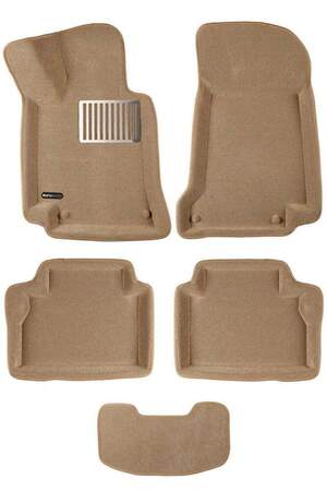 Коврики в салон текстильные Euromat 3D Business AUDI Q5 (2008-2017), бежевые (5 шт.)