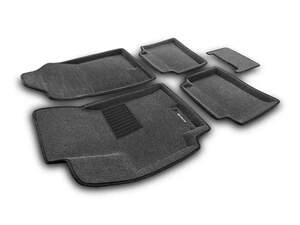 Коврики салона текстильные Euromat 3D Business HYUNDAI Solaris (2017-) /KIA Rio (2017-) серые  C1