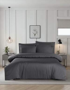 Сатиновое постельное белье La romano ORCELLA Grey